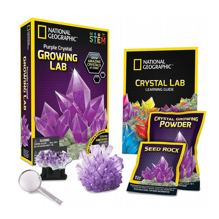 National Geographic - Kit da laboratorio per la coltivazione del cristallo viola