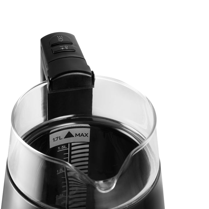 CONCEPT RK4170 Bollitore elettrico Display digitale 5 Impostazione della temperatura Girevole Funzione di mantenimento del calore 360 ° 1,7 L