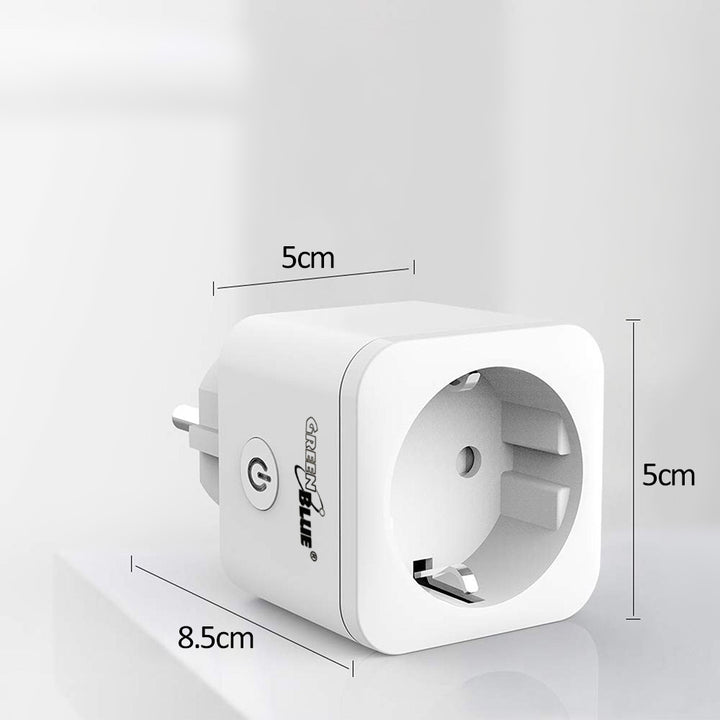 Presa Intelligente Smart WiFi compatibile con Google Home Google Assistant Alexa Siri Smart Home Switchable Socket Wifi 2.4Ghz