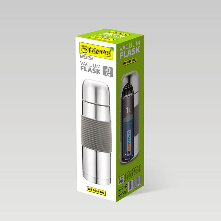 Thermos 1000 ml Maestro MR-1630-100 in acciaio inox 33 x 8,5 cm