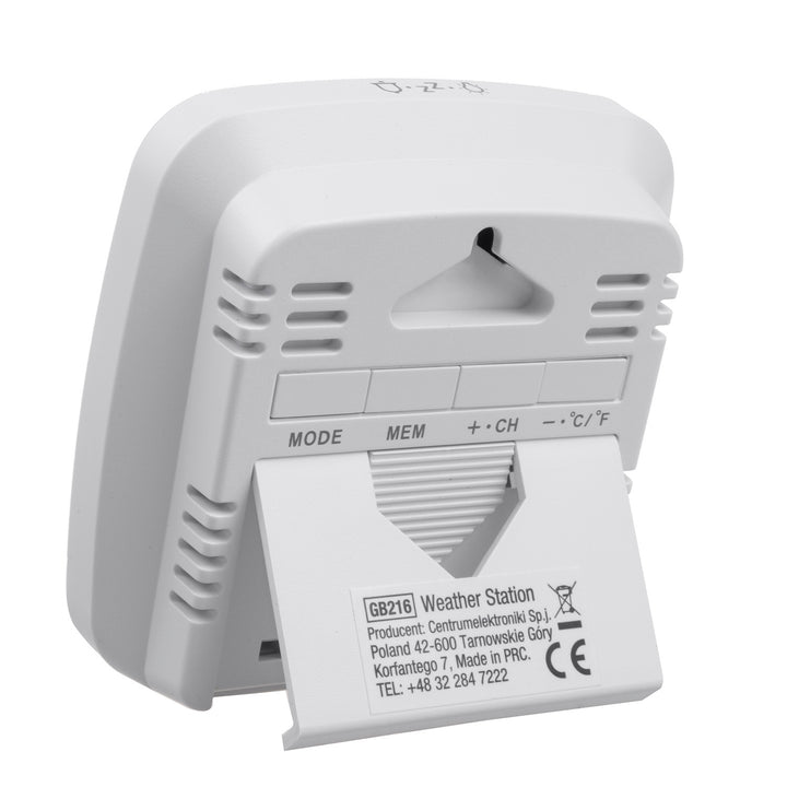 GreenBlue GB216 Termometro per piscina con  Stazione meteo Termometro digitale radio per piscina Termometro galleggiante per piscina SPA Funzione orologio radio DCF