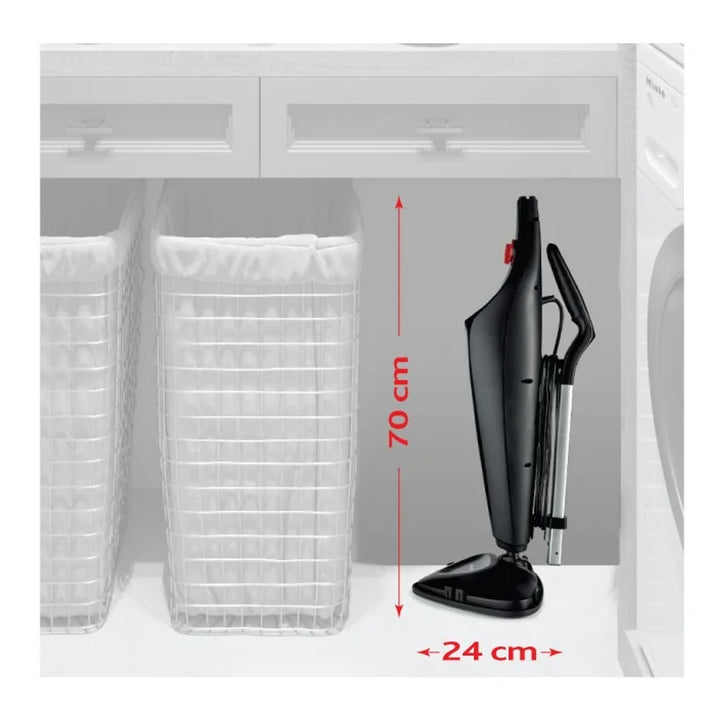 Mop a vapore Vileda Steam Plus Compact, potenza 1550 W, capacità del serbatoio 400 ml, 2 ricambi,