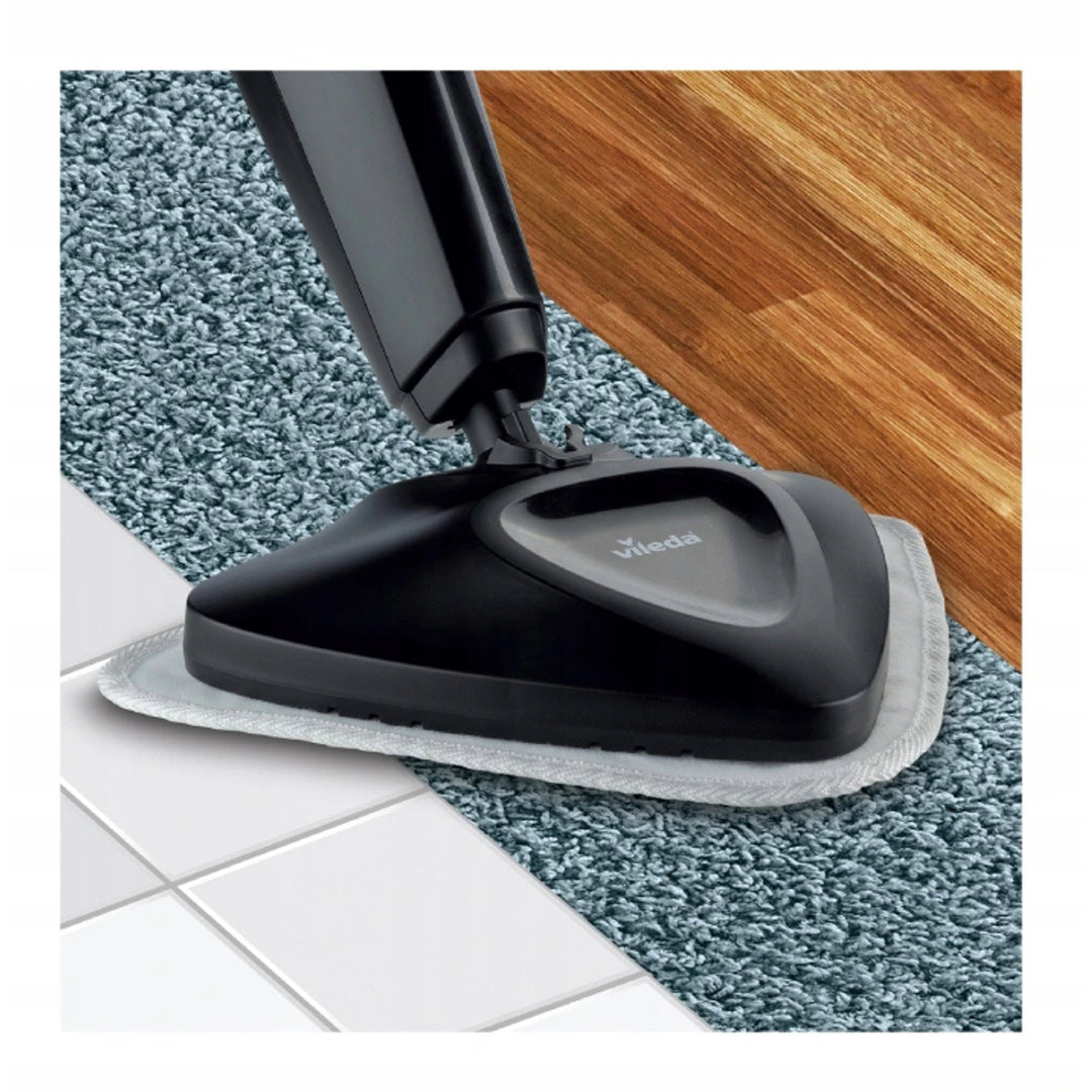 Mop a vapore Vileda Steam Plus Compact, potenza 1550 W, capacità del serbatoio 400 ml, 2 ricambi,