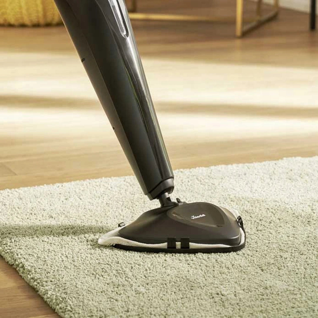 Mop a vapore Vileda Steam Plus Compact, potenza 1550 W, capacità del serbatoio 400 ml, 2 ricambi,