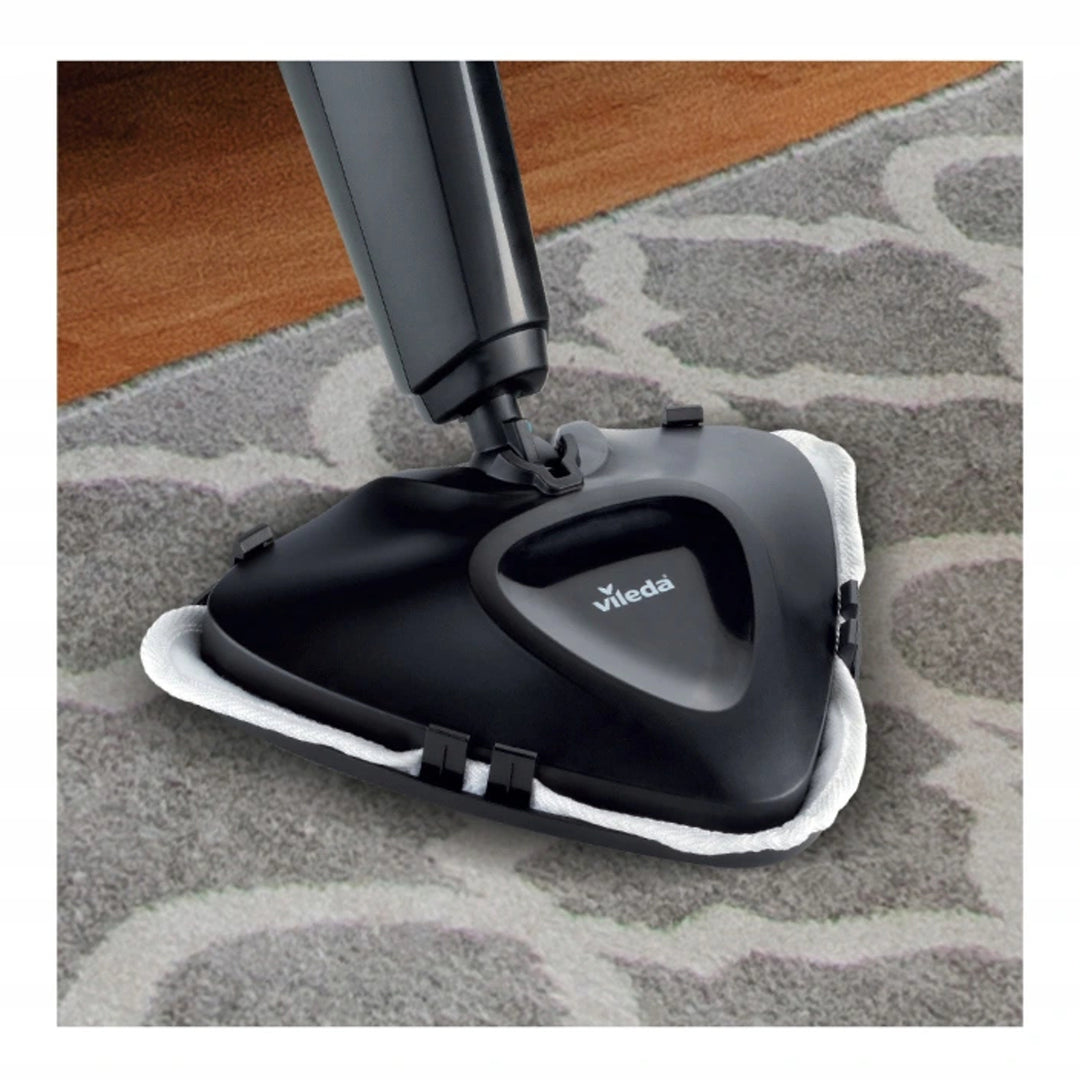Mop a vapore Vileda Steam Plus Compact, potenza 1550 W, capacità del serbatoio 400 ml, 2 ricambi,