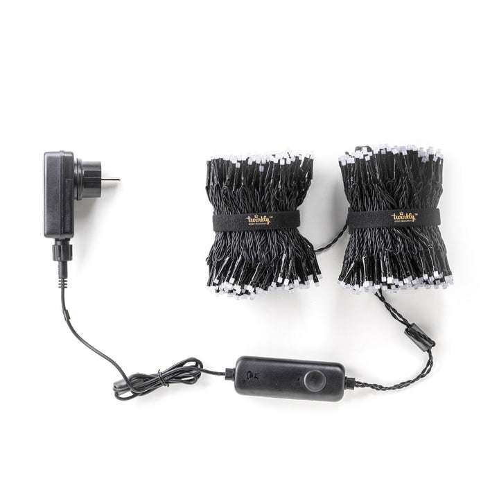 Luci dell'albero di Natale smart Twinkly Strings 600LED RGB 48m