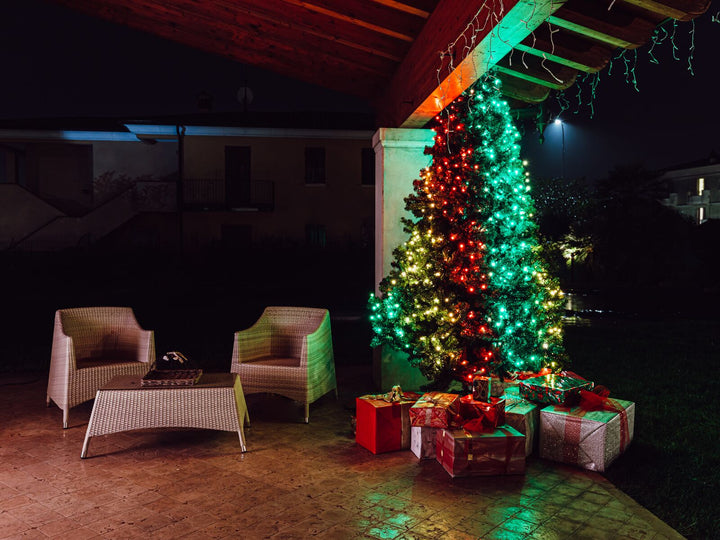 Luci dell'albero di Natale smart Twinkly Strings 600LED RGB 48m