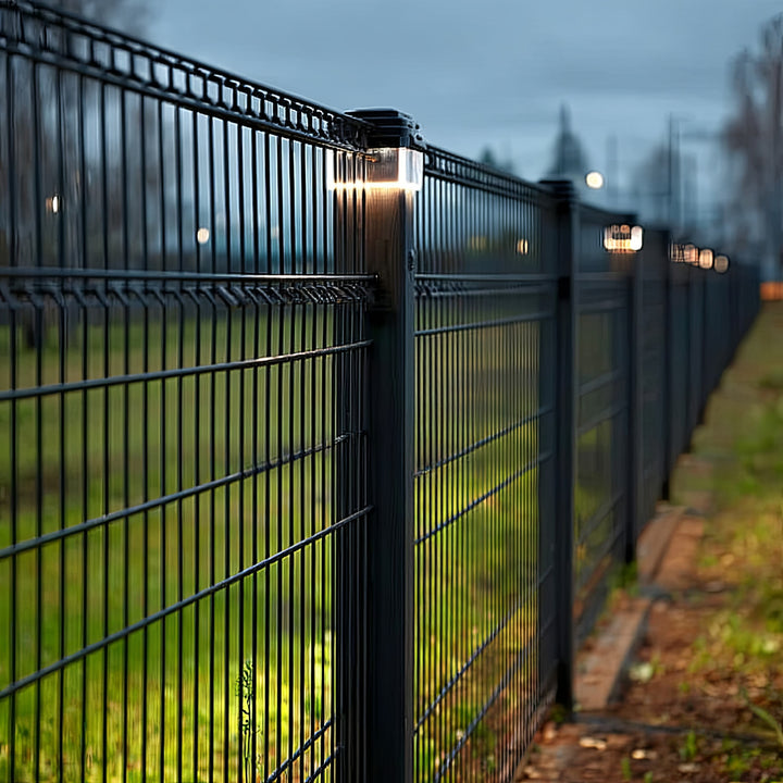 Greenblue GB128  Lampada solare Tappo per palo 100*100 sensore crepuscolare