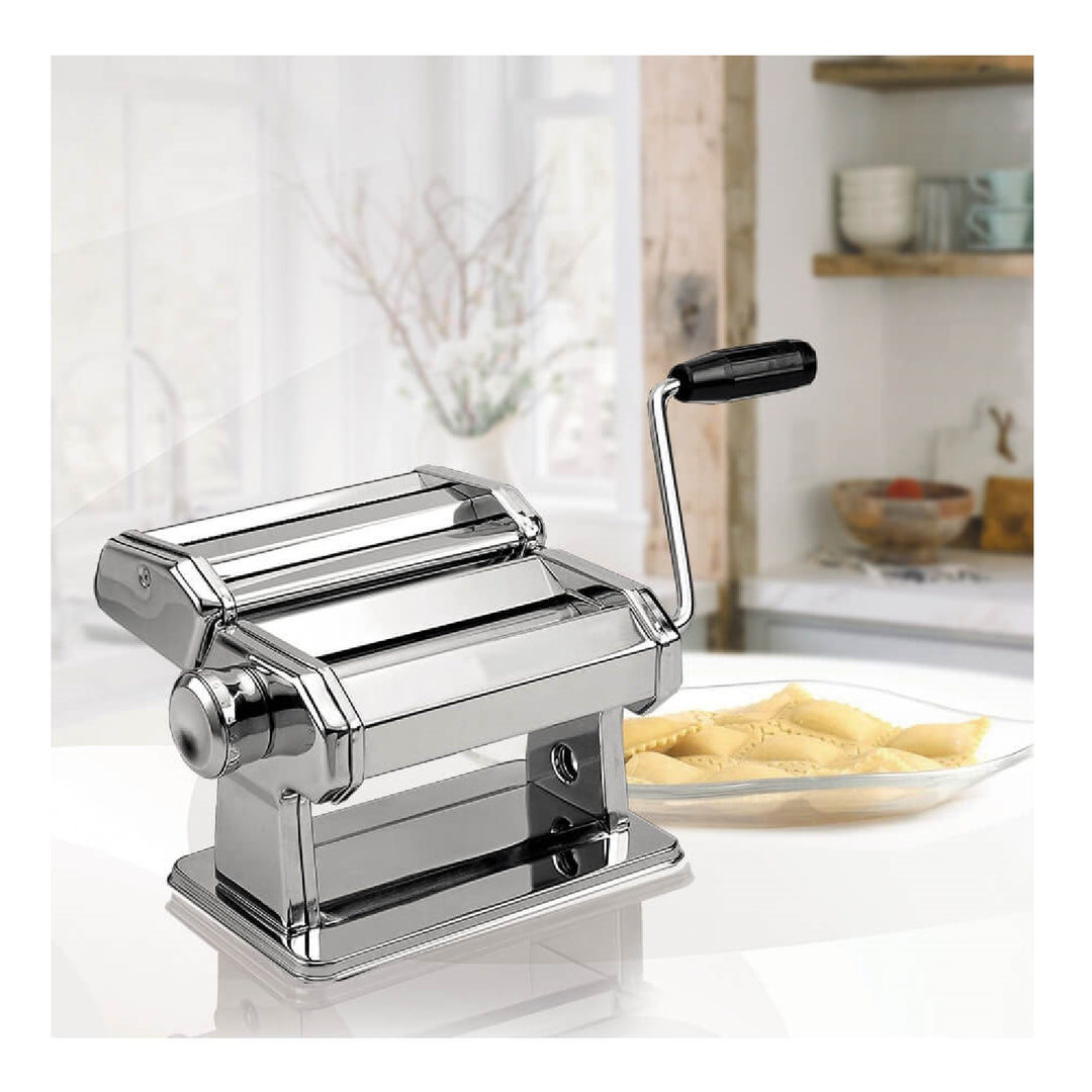 Pasta Maker macchina a rullo in acciaio inox Tagliolini Ravioli Spaghetti Cutter MAESTRO MR1679