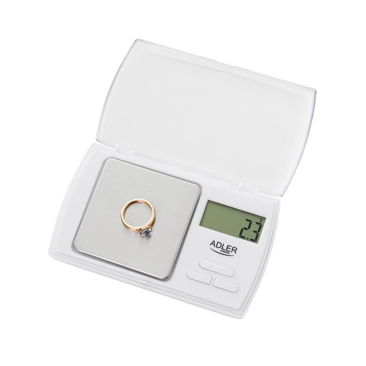 Bilancia di precisione Adler AD 3161 con display LCD chiaro