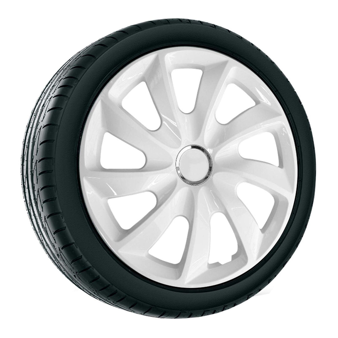 NRM STIG BIANCO BIANCO verniciato coprimozzo 15'' 4 pezzi