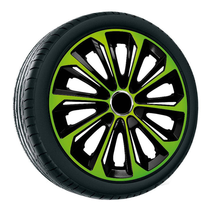Tappi 16'' NRM EXTRA STRONG VERDE NERO verde-nero 4 pezzi
