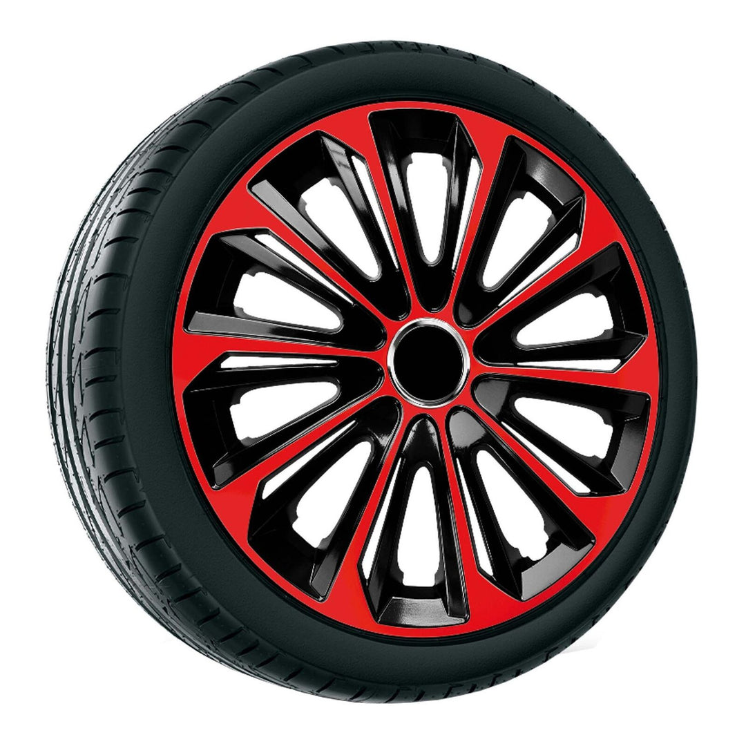 Copricerchi 16'' NRM EXTRA STRONG ROSSO NERO rosso/nero 4 pezzi