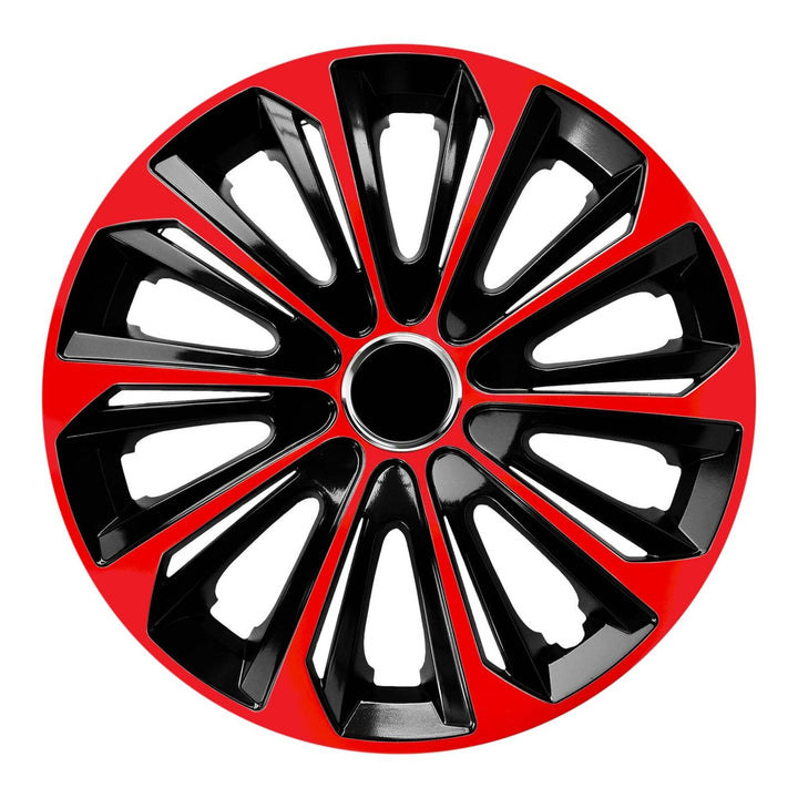 Copricerchi 16'' NRM EXTRA STRONG ROSSO NERO rosso/nero 4 pezzi