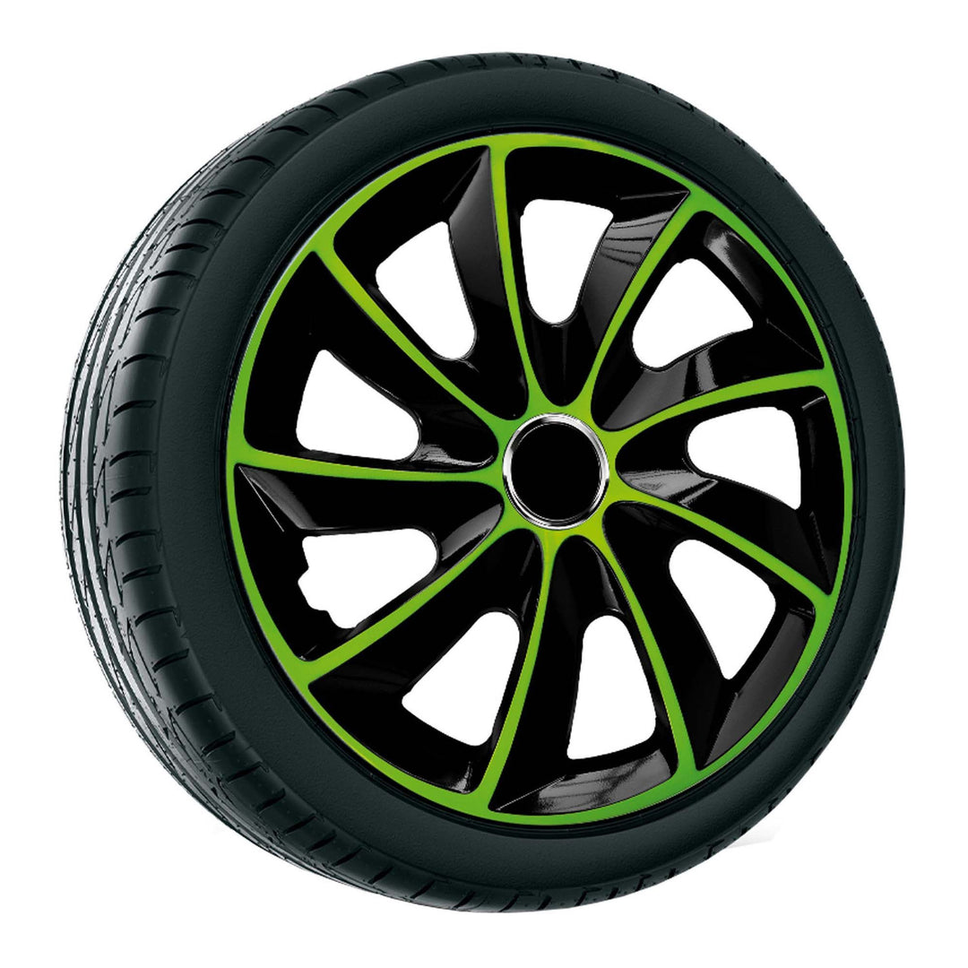 Copricerchi 16'' NRM EXTRA STIG VERDE NERO verde-nero 4 pezzi