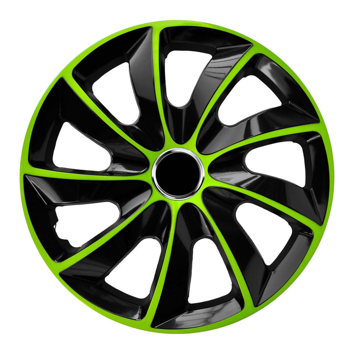 Copricerchi 16'' NRM EXTRA STIG VERDE NERO verde-nero 4 pezzi