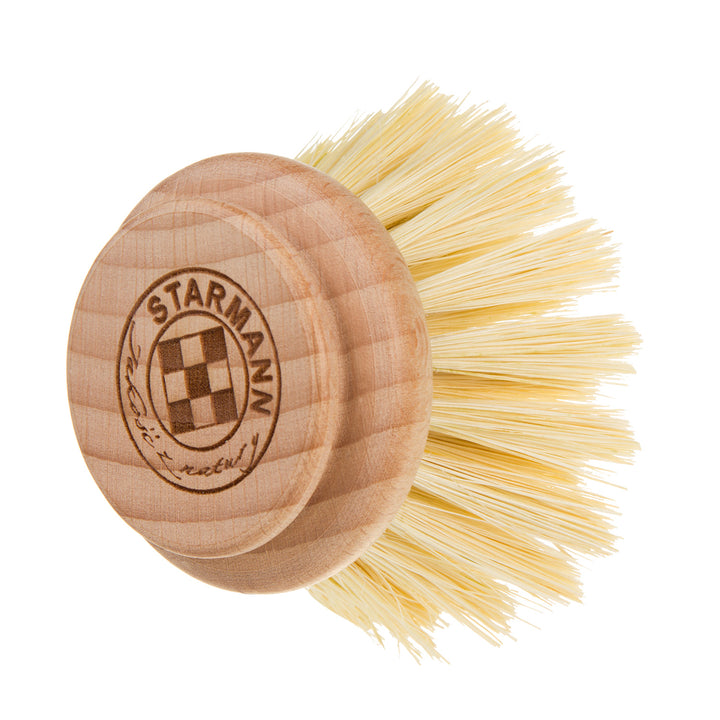 Spazzola per piatti legno + tampico - spazzola di ricambio STARMANN