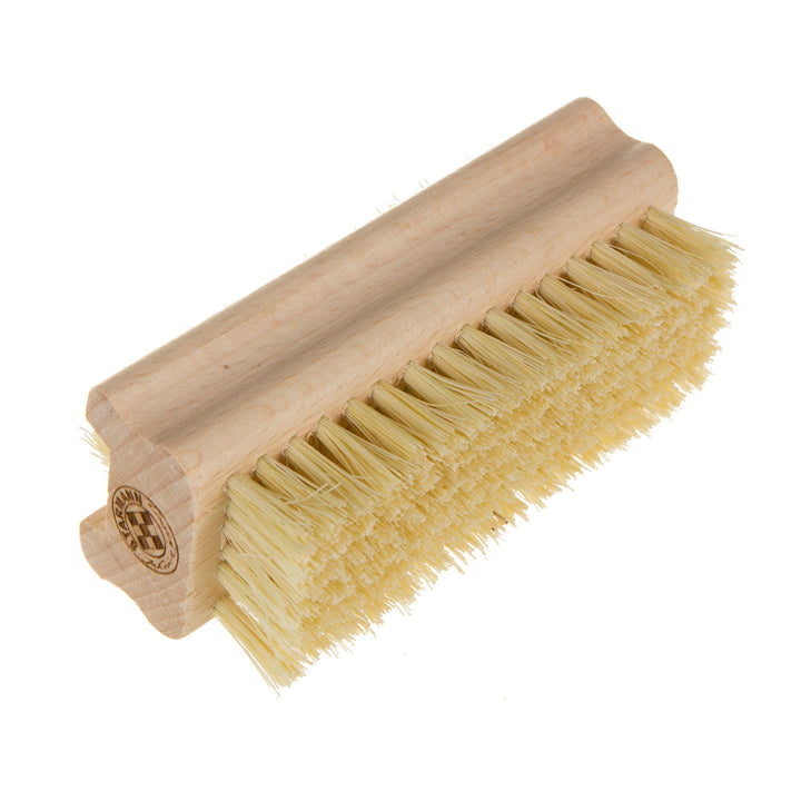 STARMANN Spazzola di legno per la pulizia delle mani e delle unghie + tampico (agave)