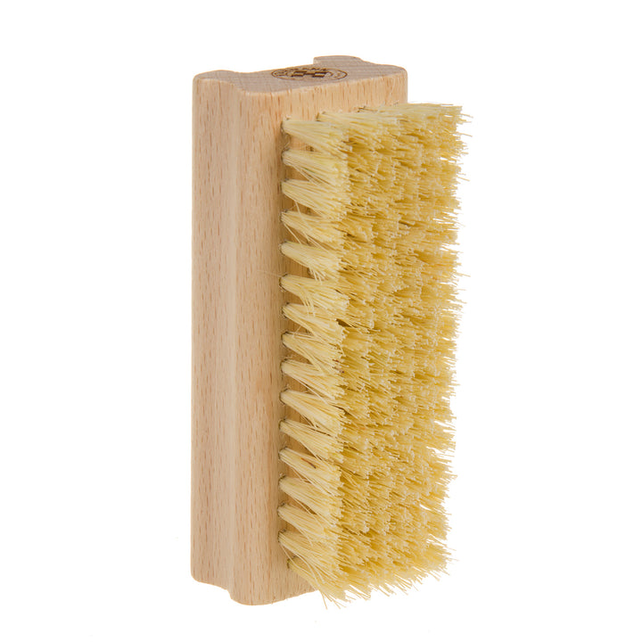 STARMANN Spazzola di legno per la pulizia delle mani e delle unghie + tampico (agave)