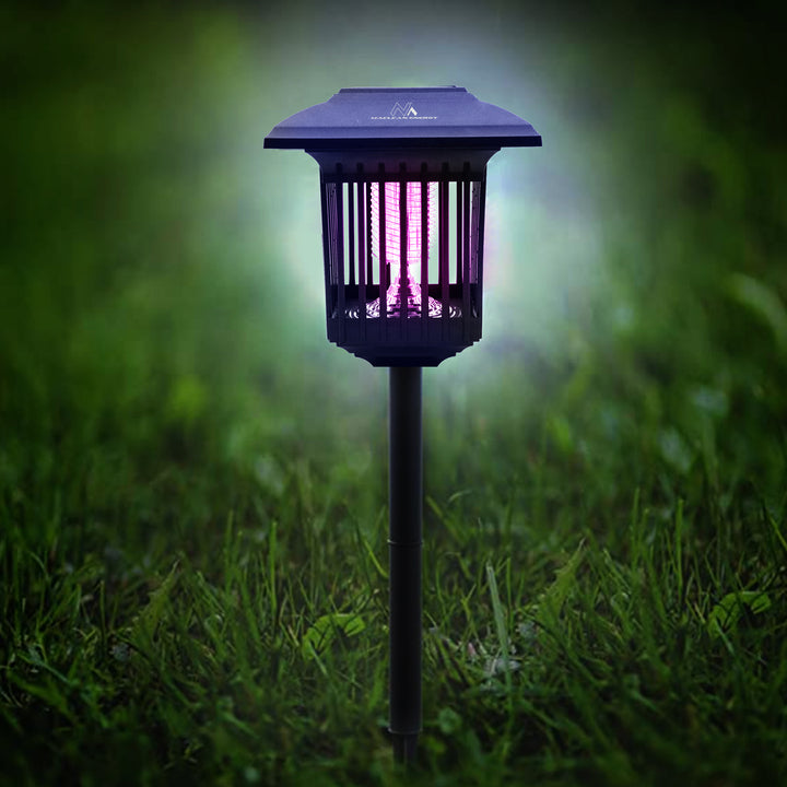 Maclean MCE448 Luce insetticida LED solare , IP44, LED/UV, batteria 2*AA Ni-MH 200 mAh, solare 2V DC