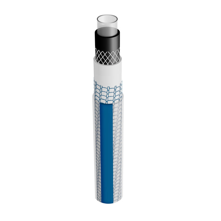 Tubo dell'acqua a 6 strati Tubo dell'acqua potabile Tubo dell'alimento Anti Twist Tubo del giardino Annaffiatura del giardino Tubo flessibile flessibile resistente ai raggi UV 36 Bar 1/2" 20m