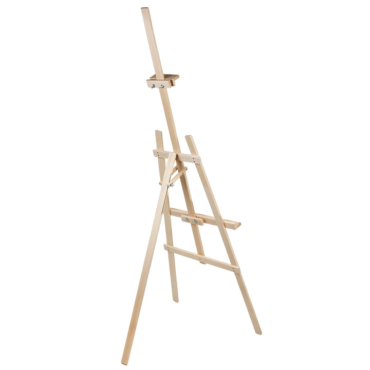 WOODOK Cavalletto da pittura in legno 178 cm WOODOK per bambini o adulti Set di  2 pezzi.