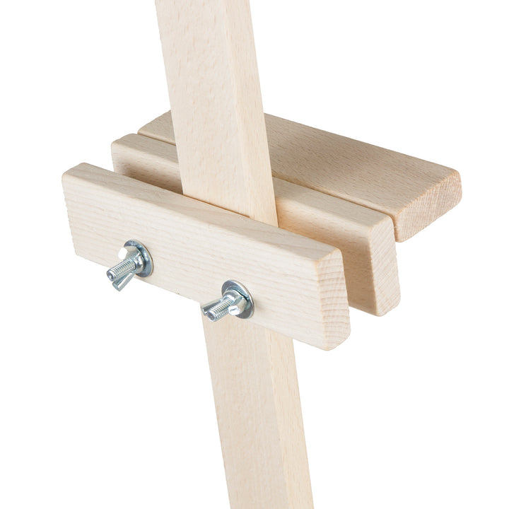 WOODOK Cavalletto da pittura in legno 178 cm WOODOK per bambini o adulti Set di  2 pezzi.