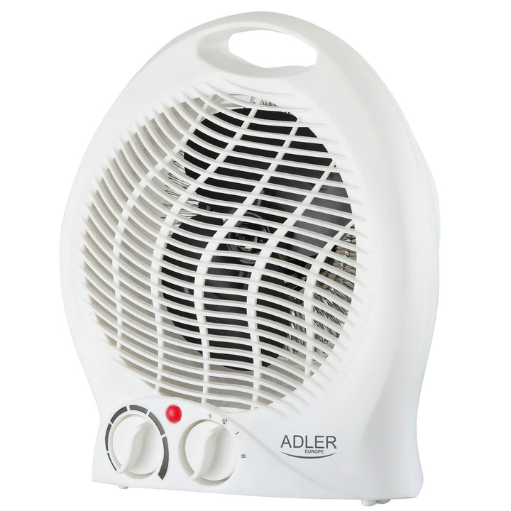 Termoventilatore Adler, termostato, funzione ventilatore, 2000W, bianco, AD 7728