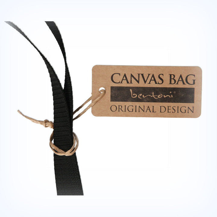 Borsa a tracolla in tela, chiusura lampo, dimensioni 36x40 cm, motivo stampato Serenity