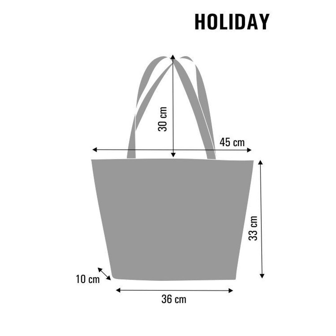 Borsa a tracolla Bertoni, con cerniera, resistente alle intemperie, stampa durevole, modello Lavender
