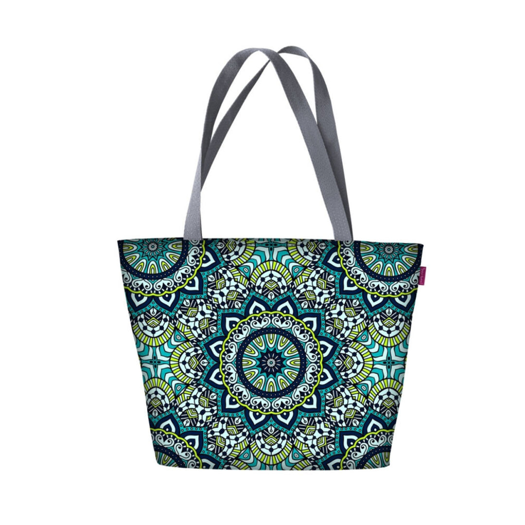 Borsa a tracolla Bertoni, cerniera, resistente alle intemperie, stampa durevole, modello Anais