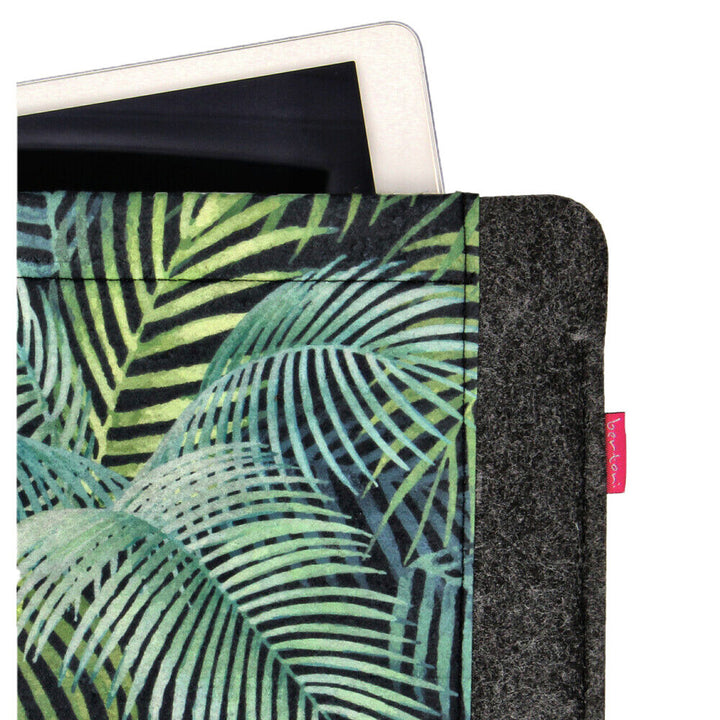 Custodia per laptop da 11 pollici, realizzata in feltro ecologico, con motivo stampato «Mallorca»