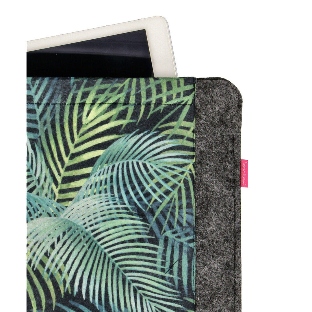 Custodia per laptop da 13 pollici, realizzata in feltro ecologico, con motivo stampato «Mallorca»