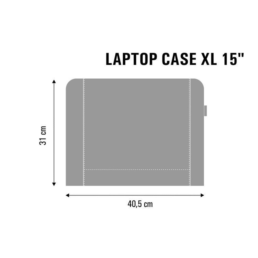 Custodia per laptop da 15 pollici, realizzata in feltro ecologico, con motivo stampato "Cube"