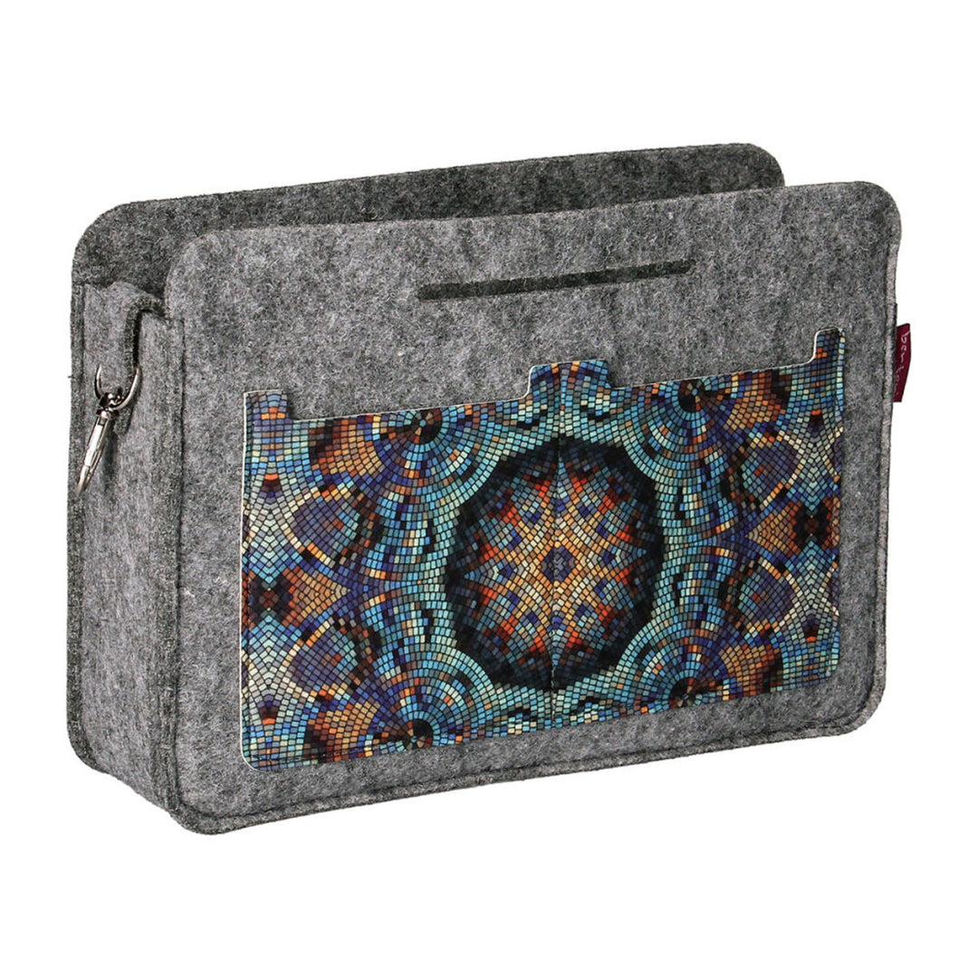 Organizer da borsa Premium, in feltro, stampa resistente, motivo Barcelona