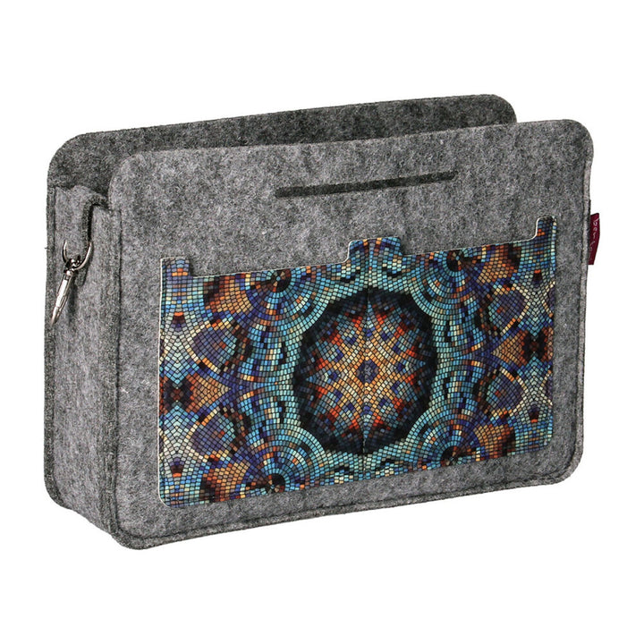 Organizer da borsa Premium, in feltro, stampa resistente, motivo Barcelona