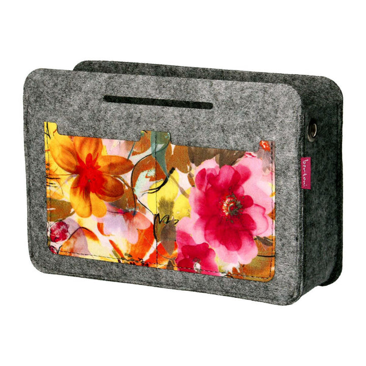 Organizer da borsa Premium, in feltro, stampa resistente, motivo Garden
