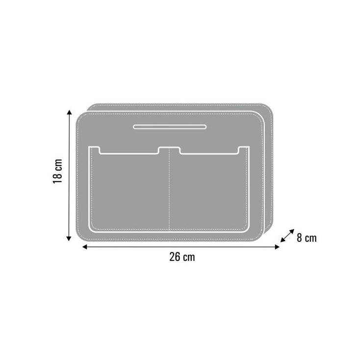 Organizer da borsa Premium, in feltro, stampa resistente, motivo Garden