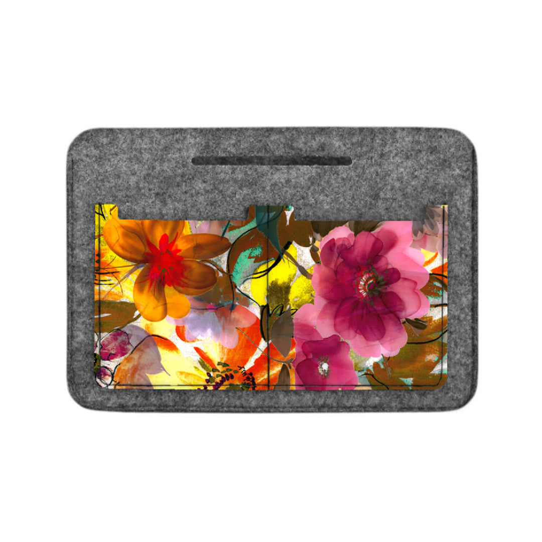 Organizer da borsa Premium, in feltro, stampa resistente, motivo Garden