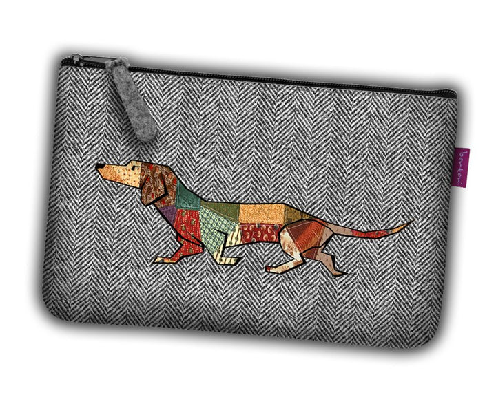 Borsa da toilette in feltro con cerniera Borsetta per Make-Up con cerniera Joker
