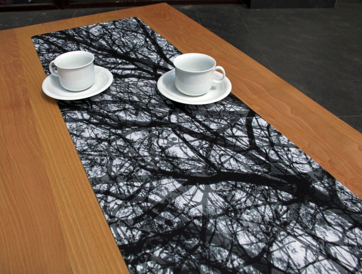 Tovaglia da tavolo Nastro da tavolo in feltro con decorazione Easy Care 95 x 33 cm Serenity