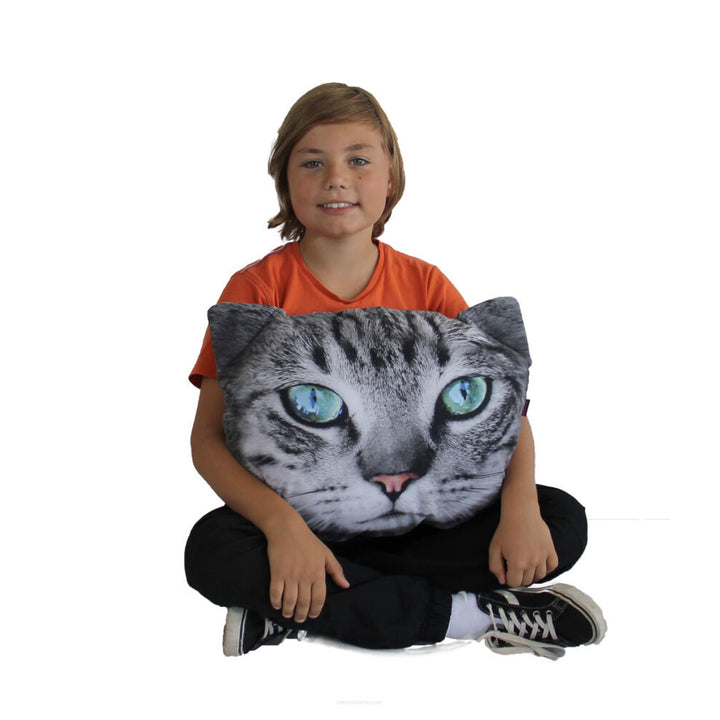 Cuscino decorativo Bertoni Cat Fritz 30x45 cm, velluto, stampa gatto, inserto anallergico