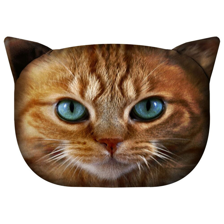 Cuscino decorativo Bertoni Cat Benek 30x45 cm, velluto, stampa gatto, inserto anallergico