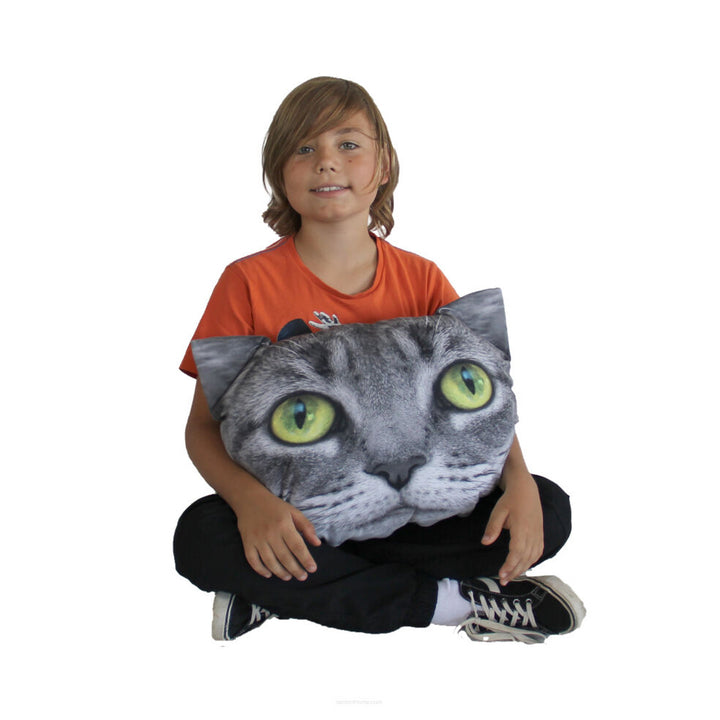 Cuscino decorativo Bertoni Cat Lolek 30x45 cm, velluto, stampa gatto, inserto anallergico
