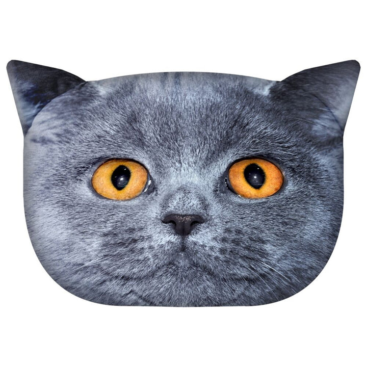 Cuscino decorativo Bertoni Cat Leon 30x45 cm, velluto, stampa gatto, inserto anallergico