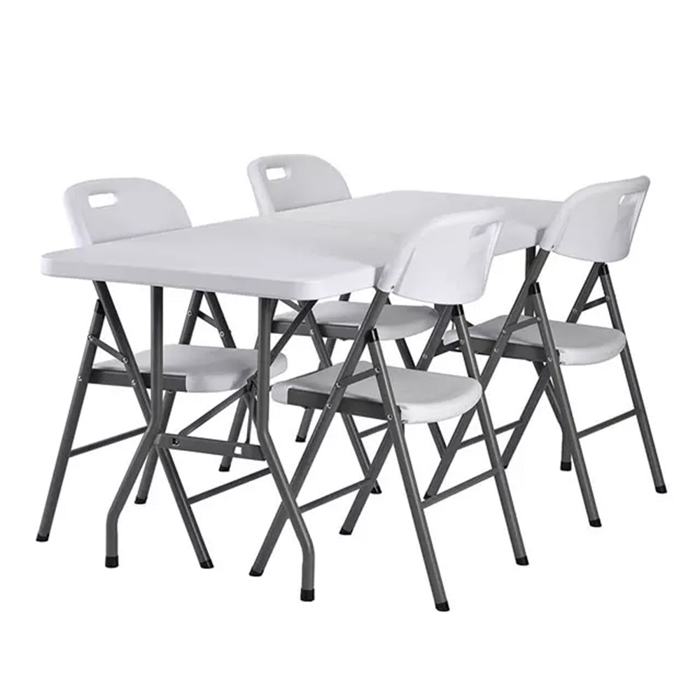 GreenBlue GB370 Tavolo da catering/giardino 180cm, 180x75x74cm, HDPE, max. 200 kg, Richiudibile a Valigetta con Maniglia