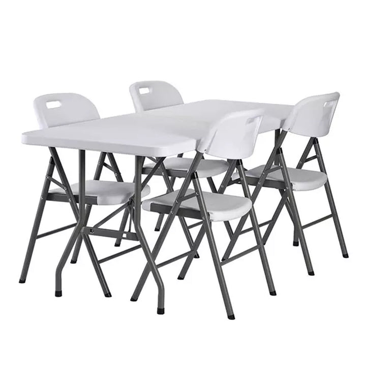 GreenBlue GB370 Tavolo da catering/giardino 180cm, 180x75x74cm, HDPE, max. 200 kg, Richiudibile a Valigetta con Maniglia