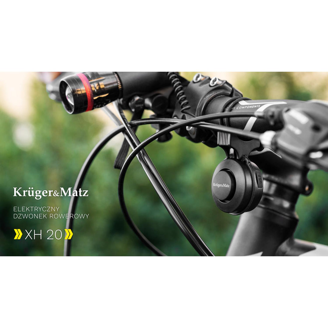 Campanello per bicicletta elettrica Kruger&Matz XH20 con materiali di alta qualità