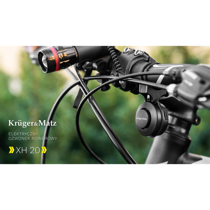 Campanello per bicicletta elettrica Kruger&Matz XH20 con materiali di alta qualità