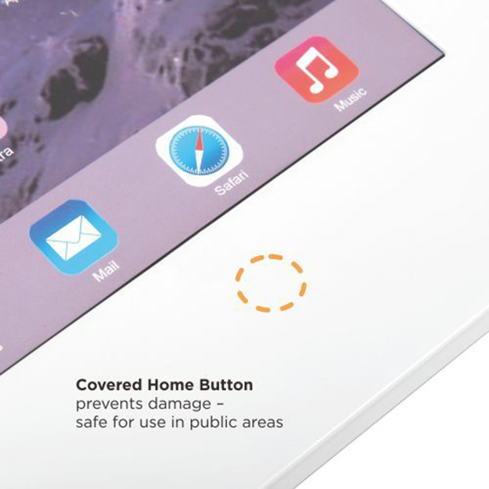 Supporto pubblicitario per tablet Maclean, supporto a parete con blocco, 9,7"-11", iPad/iPad Air/iPad Pro, Samsung Galaxy Tab A/Tab A7/Tab S6 Lite, MC-474W